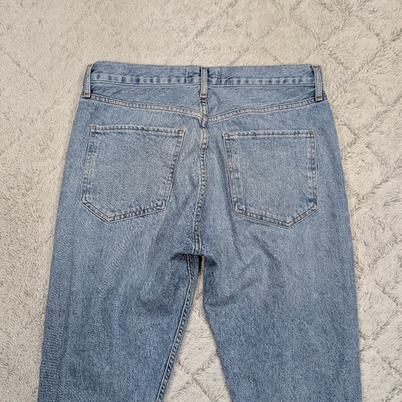 Agolde Jeans Womens 28 Blue Spectator Jaime High Rise Classic Slim Straight 28” - Picture 11 of 11